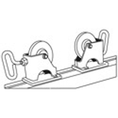 Support Adjust-A-Rolls, Capacit&eacute; de chargement 2000 lb, Capacit&eacute; max. de tuyau 36" Brunswick Fyr & Safety