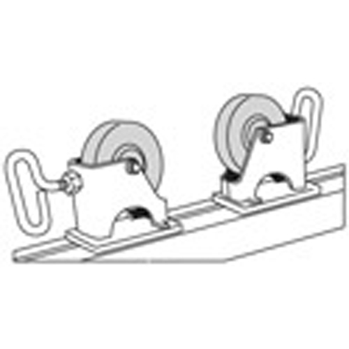 Support Adjust-A-Rolls, Capacit&eacute; de chargement 1000 lb, Capacit&eacute; max. de tuyau 36" Brunswick Fyr & Safety