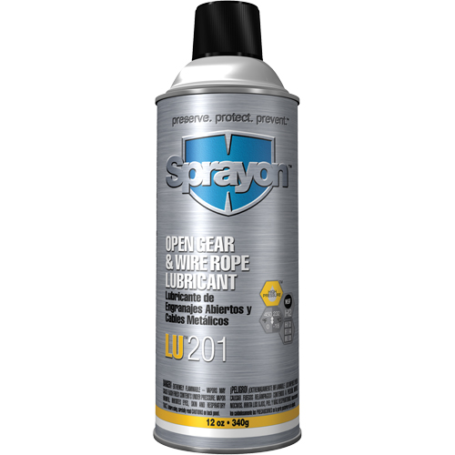 LU201 Open Gear & Wire Rope Lubricant, Aerosol Can Brunswick Fyr & Safety