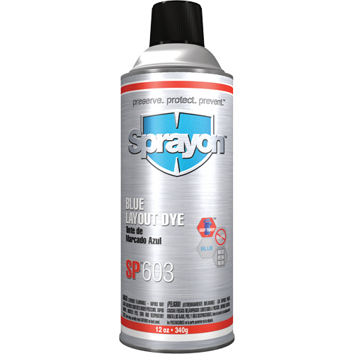 Fluide de marquage bleu SP603, Bleu, Canette Brunswick Fyr & Safety