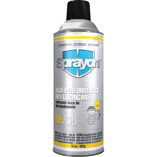 LU708 High Performance Dry Lubricant, Aerosol Can Brunswick Fyr & Safety