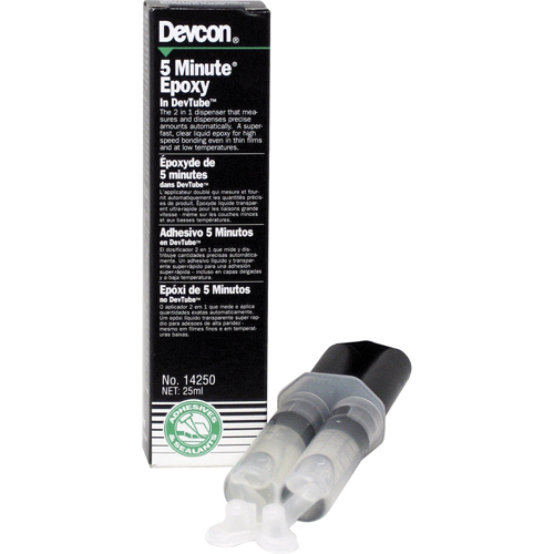 5-Minute Adhesive, 25 ml, Dual Cartridge, Two-Part, Clear Brunswick Fyr & Safety