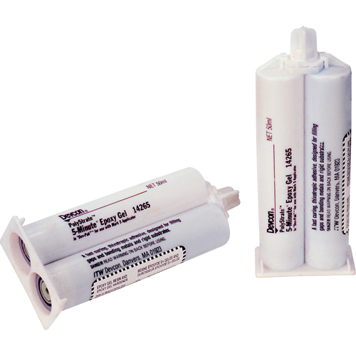5-Minute Adhesive, 50 ml, Dual Cartridge, Two-Part, Clear Brunswick Fyr & Safety