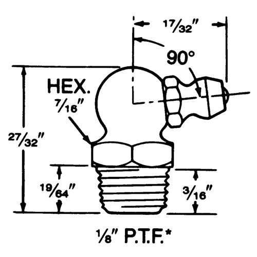 Raccord, Filetage de 1/8" Brunswick Fyr & Safety