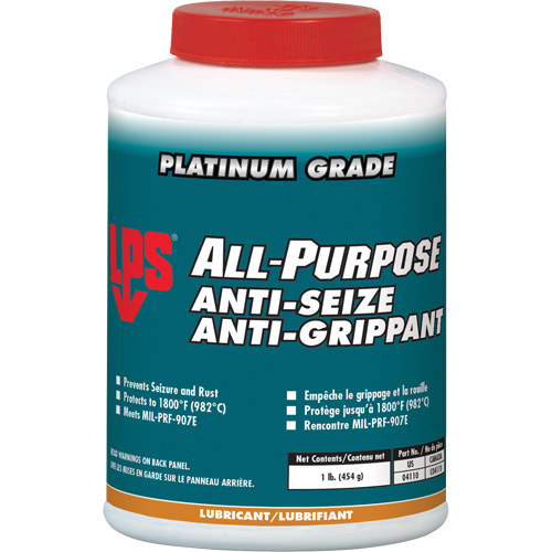 All-Purpose Anti-Seize, 1 lbs., Bottle, 1800°F (982°C) Max. Temp Brunswick Fyr & Safety