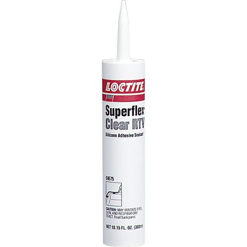 Superflex RTV Silicone Adhesive Sealant, Cartridge, White Brunswick Fyr & Safety