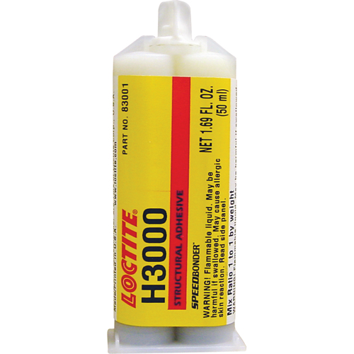 Speedbonder H3000 Structural Adhesive, Two-Part, Dual Cartridge, 76 g., Cream Brunswick Fyr & Safety