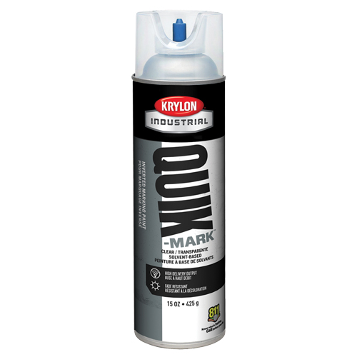 Industrial Quik-Mark Solvent-Based Inverted Marking Paint, 15 oz., Aerosol Can Brunswick Fyr & Safety