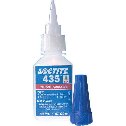 Adh&eacute;sif instantan&eacute;  431 pour toute surface, Transparent, Bouteille, 20 g Brunswick Fyr & Safety