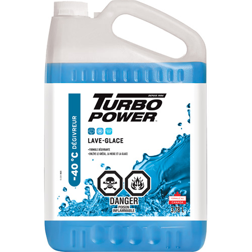 Turbo Power&reg; All-Season Windshield Washer Fluid, Jug, 3.78 L Brunswick Fyr & Safety