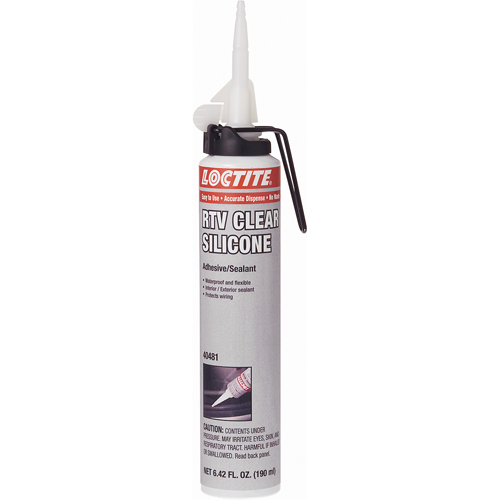 Superflex RTV Silicone Adhesive Sealant, Cartridge, Clear Brunswick Fyr & Safety