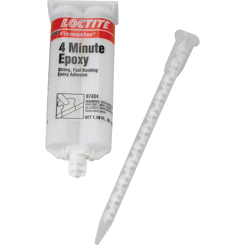 Adh&eacute;sif 4 minutes Fixmaster, 50 ml, Cartouche double, Deux composants, Ambr&eacute;e Brunswick Fyr & Safety