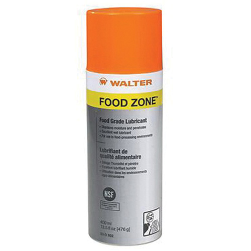 Lubrifiant alimentaire tout usage FOOD ZONE, Canette a&eacute;rosol Brunswick Fyr & Safety