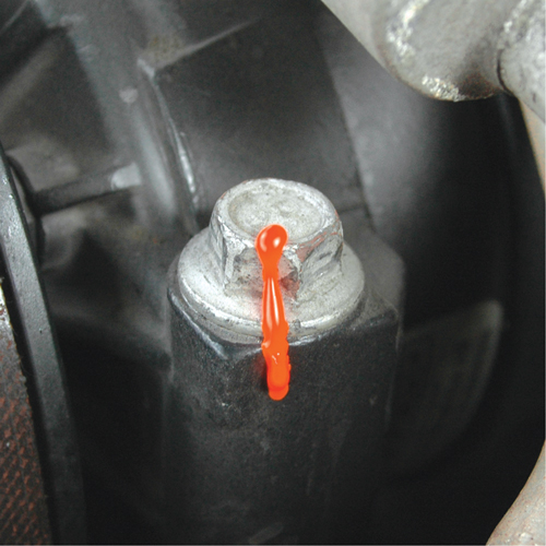 P&acirc;te indicatrice inviolable Cross-Check Torque Seal, 1 liq. oz., Tube, Orange Brunswick Fyr & Safety