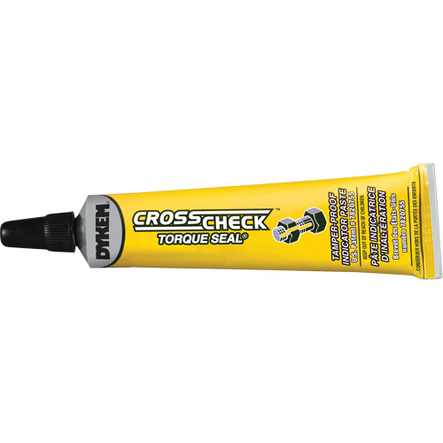 P&acirc;te indicatrice inviolable Cross-Check Torque Seal, 1 liq. oz., Tube, Jaune Brunswick Fyr & Safety