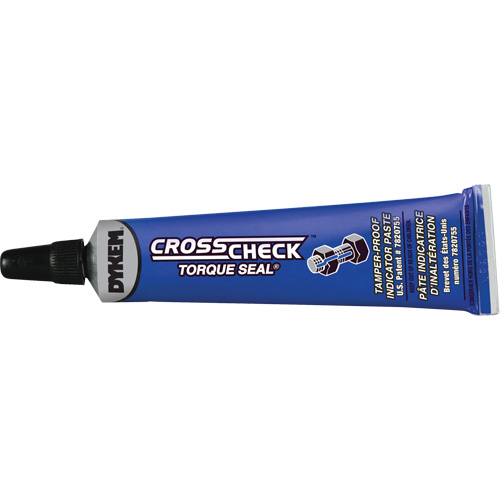Cross Check Torque Seal&reg; Tamper-Proof Indicator Paste, 1 fl. oz., Tube, Blue Brunswick Fyr & Safety