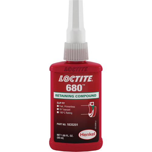 Loctite&reg; 680 Retaining Compound, 50 ml, Bottle, Green Brunswick Fyr & Safety