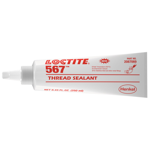 567 High Temperature Thread Sealant, Tube, 250 ml, -53.88° C - 204° C/-65° F - 400° F Brunswick Fyr & Safety