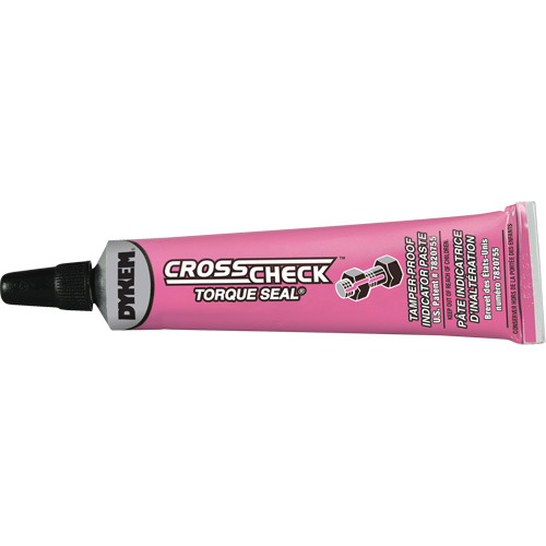 Cross Check Torque Seal&reg; Tamper-Proof Indicator Paste, 1 fl. oz., Tube, Pink Brunswick Fyr & Safety