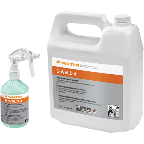 E-Weld 4 Weld Spatter Release Emulsion, Jug Brunswick Fyr & Safety