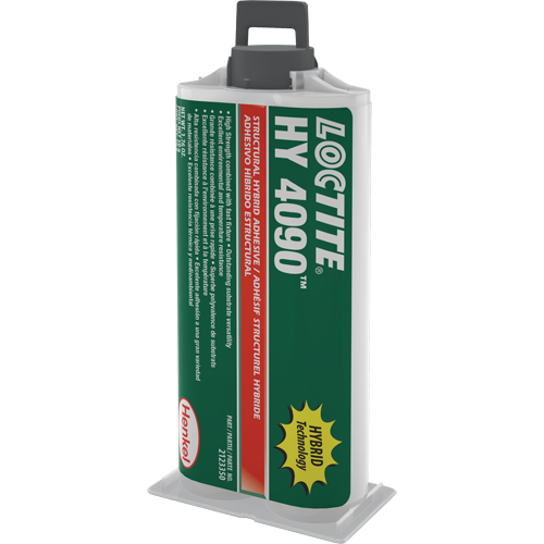 Adh&eacute;sif hybride pour r&eacute;parations structurales HY 4090, Deux composants, Cartouche double, 50 g, Blanc cass&eacute; Brunswick Fyr & Safety
