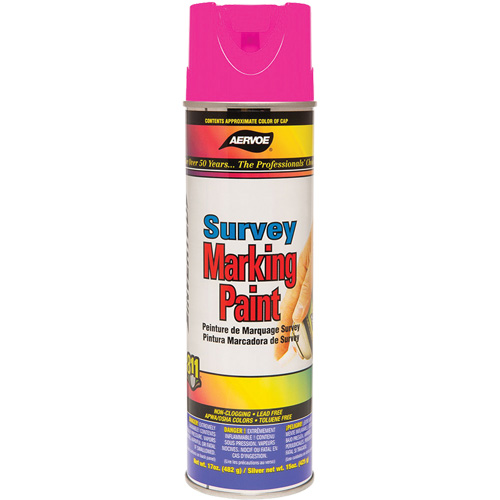 Solvent-Based Marking Paint, 17 oz., Aerosol Can Brunswick Fyr & Safety