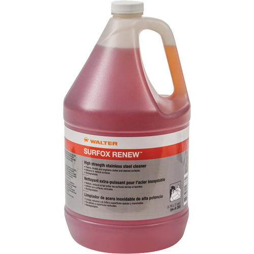 Surfox Renew Stainless Steel Cleaner, 3.78 L, Gallon Brunswick Fyr & Safety