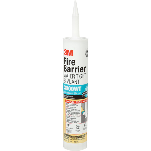 Fire Barrier Sealant 3000 WT, 10.1 oz., Cartridge, Grey Brunswick Fyr & Safety