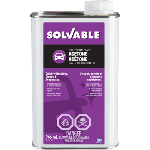 Ac&eacute;tone liquide, 946 ml Brunswick Fyr & Safety