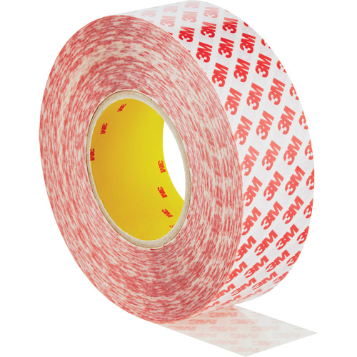 Double-Sided Adhesive Tape, Polyester, 50 mm (1.96") W x 50 m (164') L, 8 mils Thick Brunswick Fyr & Safety