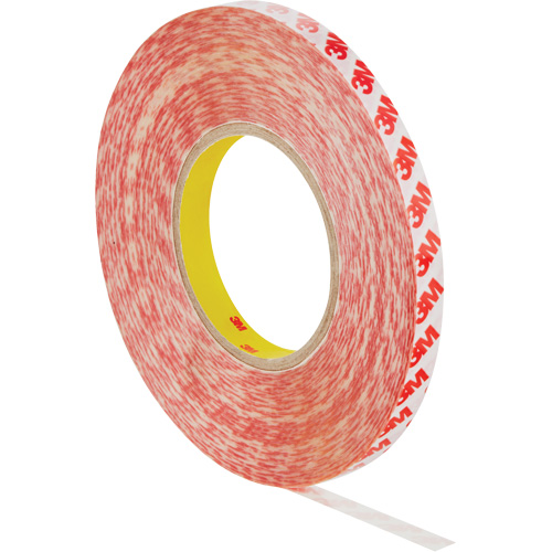 Double-Sided Adhesive Tape, Polyester, 12 mm (0.47") W x 50 m (164') L, 8 mils Thick Brunswick Fyr & Safety