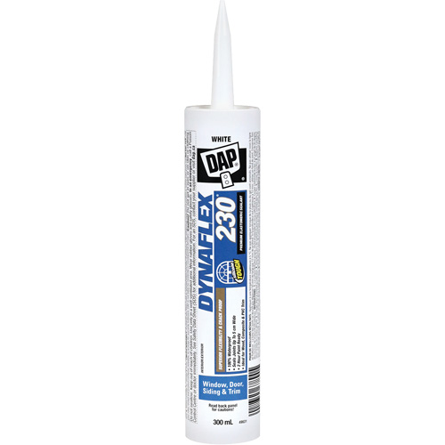 Dynaflex 230&reg; Premium Elastomeric Sealant, 300 ml, Cartridge, White Brunswick Fyr & Safety
