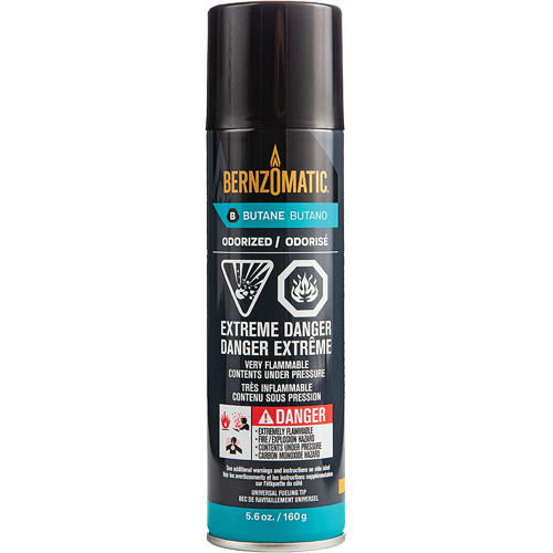 Bouteille &agrave; gaz 5,6 oz jetable, Butane Brunswick Fyr & Safety