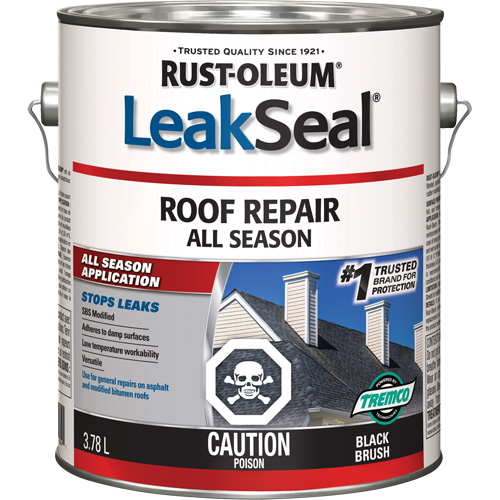 Produit de r&eacute;paration de toiture toutes saisons LeakSeal Brunswick Fyr & Safety