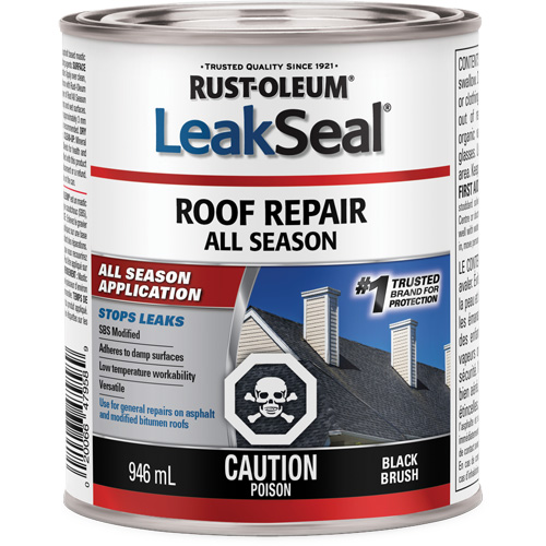 Produit de r&eacute;paration de toiture toutes saisons LeakSeal Brunswick Fyr & Safety