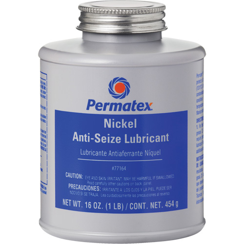 Nickel Anti-Seize Lubricant, Brush Top Can, 2400°F (1316°C) Max. Temp. Brunswick Fyr & Safety
