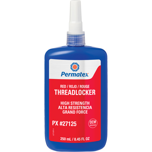 Threadlocker, Red, High, 250 ml, Bottle Brunswick Fyr & Safety