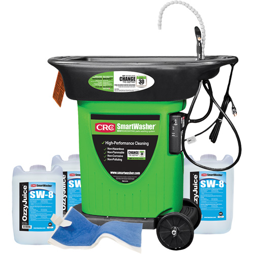 Trousse de bassin de nettoyage de pi&egrave;ces mobile SmartWasher SW-823 Brunswick Fyr & Safety