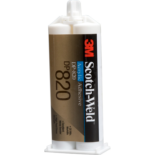 Adh&eacute;sif acrylique Scotch-Weld, Deux composants, Cartouche double, 400 ml, Blanc cass&eacute; Brunswick Fyr & Safety