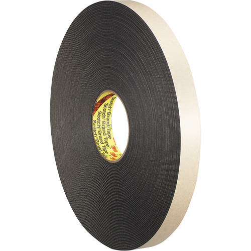 Ruban double face en mousse, 33 m (108') lo x 18 mm (3/4") la, 62 mils, Poly&eacute;thyl&egrave;ne Brunswick Fyr & Safety