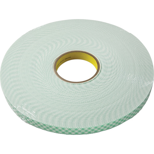 Ruban double face en mousse, 33 m (108') lo x 18 mm (3/4") la, 62,5 mils, Ur&eacute;thane Brunswick Fyr & Safety