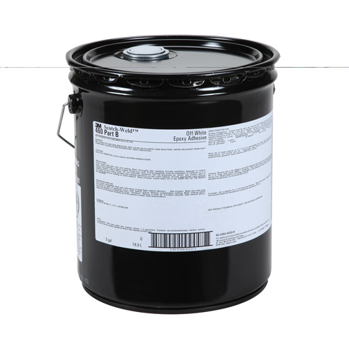 Scotch-Weld Adhesive, 5 gal., Pail, Two-Part, Off-White Brunswick Fyr & Safety