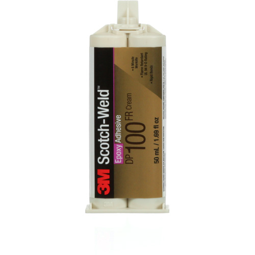 Scotch-Weld Adhesive, 1.7 fl. oz., Cartridge, Two-Part, Off-White Brunswick Fyr & Safety