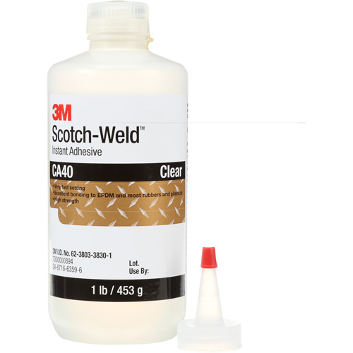Adh&eacute;sif instantan&eacute; CA5 Scotch-Weld, Transparent, Bouteille, 1 lb Brunswick Fyr & Safety