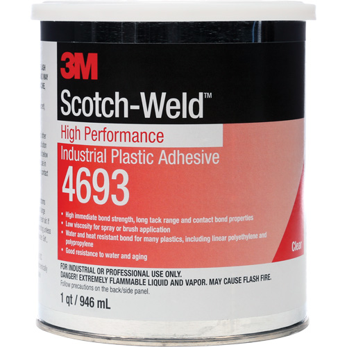 Adh&eacute;sif industriel haute performance pour le plastique Scotch-Weld Brunswick Fyr & Safety