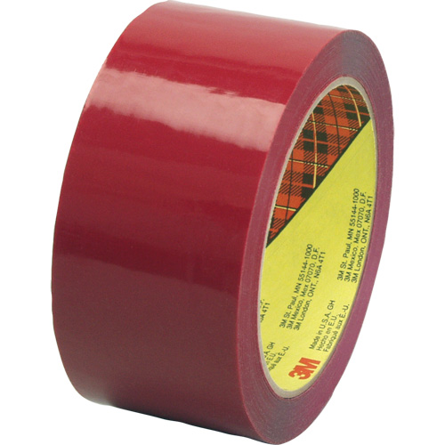 Scotch&reg; Box Sealing Tape 373, Hot Melt Adhesive, 2.5 mils, 36 mm (1-1/2") x 50 m (164') Brunswick Fyr & Safety