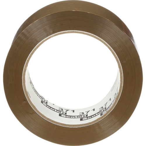 Scotch&reg; Box Sealing Tape 371, Hot Melt Adhesive, 1.9 mils, 48 mm (2") x 100 m (328') Brunswick Fyr & Safety