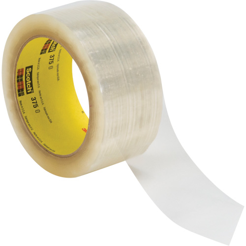 Scotch&reg; 375 Box Sealing Tape, Hot Melt Adhesive, 3.1 mils, 48 mm (1-22/25") x 1500 m (4921') Brunswick Fyr & Safety
