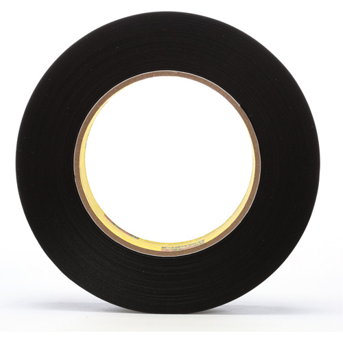 472 Vinyl Tape, 25.4 mm (1") W x 32.9 m (108') L, 10.4 mils, Black Brunswick Fyr & Safety