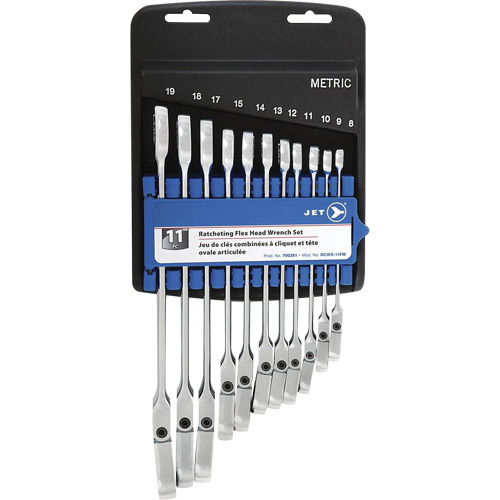 RCWS-11FM Metric Flex Head Ratchet Combination Wrench Set Brunswick Fyr & Safety